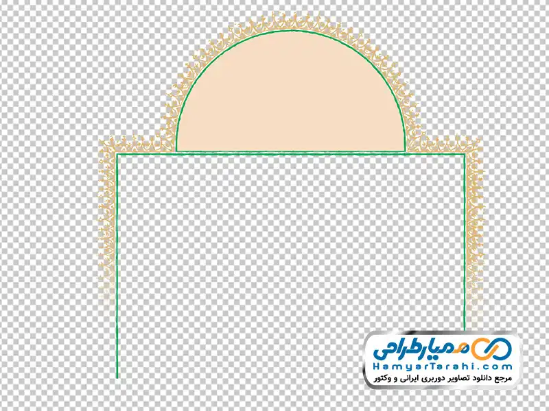 تصویر وکتوری طاق اسلامی با طرح های تزئینی با فرمت png دانلود تصویر وکتوری طاق اسلامی با طرح های تزئینی
