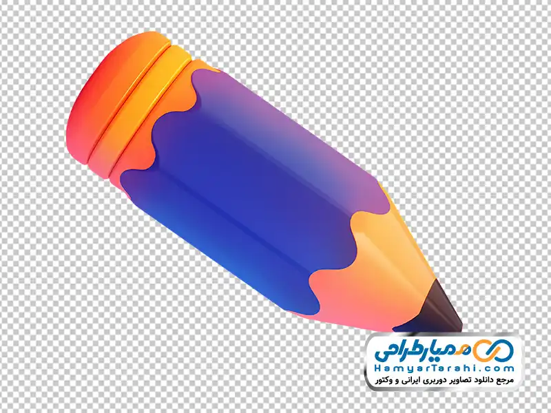 تصویر وکتوری مداد سیاه کوچک شده آیکون مداد سیاه کوچک شده با فرمت png