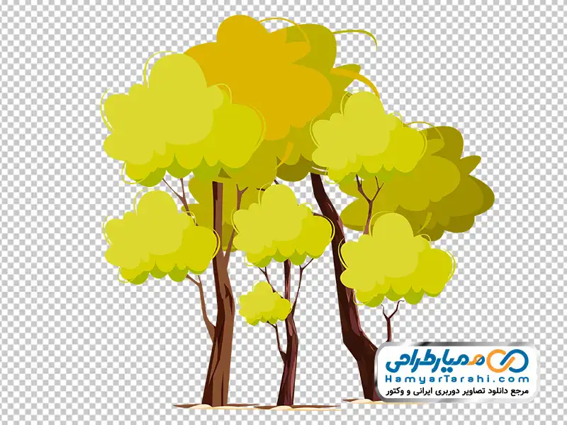 تصویر وکتوری درخت با برگ های سبز کم رنگ با فرمت png تصویر png درخت با برگ های سبز کم رنگ