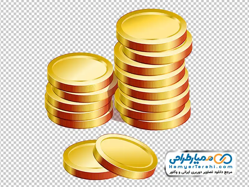 عکس وکتوری سکه های روی هم چیده تصویر وکتوری سکه های روی هم چیده با فرمت png