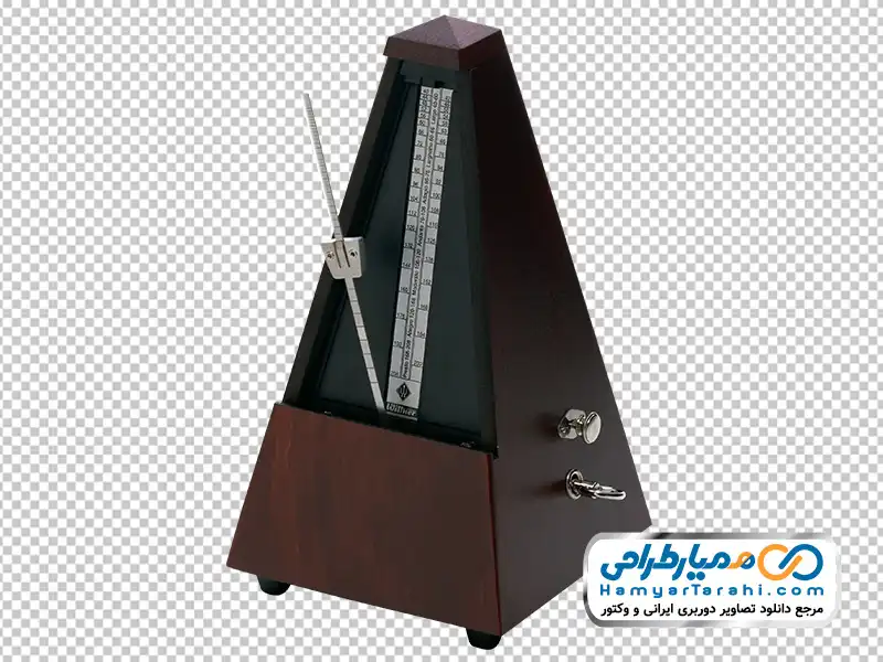 تصویر با کیفیت مترونوم مکانیکی با فرمت png دانلود تصویر با کیفیت مترونوم مکانیکی