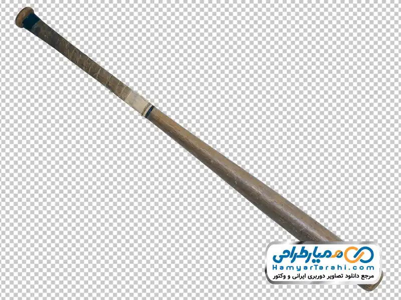 دانلود تصویر با کیفیت چوب بیسبال قدیمی تصویر png چوب بیسبال قدیمی