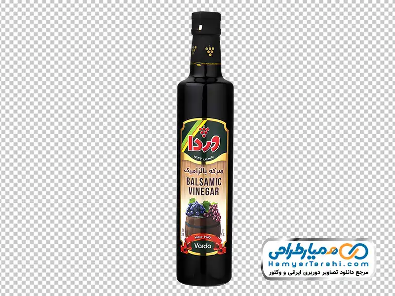 تصویر png شیشه سرکه وردا دانلود تصویر با کیفیت شیشه سرکه وردا