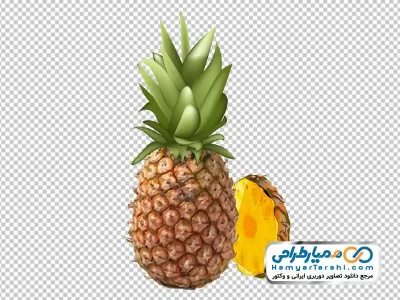 تصویر با کیفیت آناناس با فرمت png