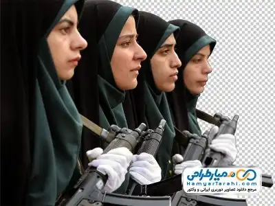 تصویر زنان مسلح یگان ویژه