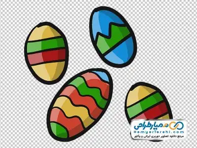 نقاشی تخم مرغ رنگی