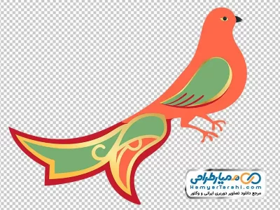 نقاشی پرنده اسلیمی