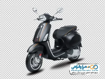 عکس دوربری موتور vespa