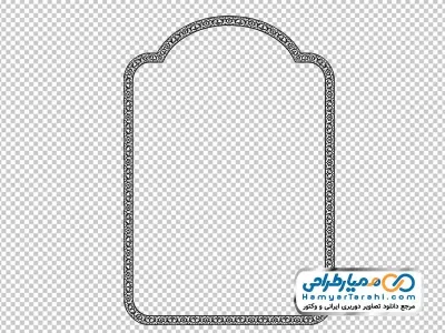 فایل png تصویر قاب اسلیمی