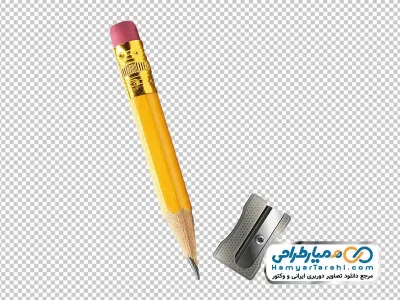 دانلود تصویر با کیفیت مداد و تراش