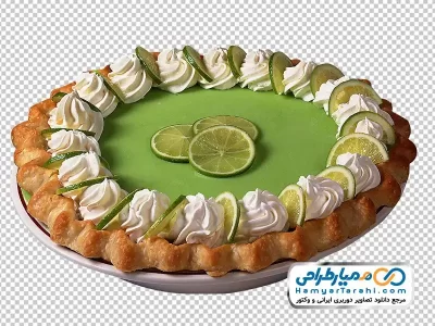 دانلود تصویر با کیفیت چیزکیک خامه ای