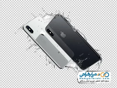 عکس png گوشی iphone در آب