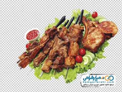 دانلود عکس با کیفیت کباب شیشلیک و دنده