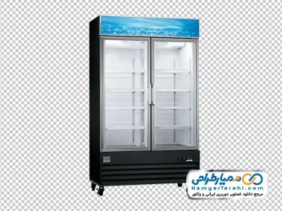 دانلود تصویر png یخچال فروشگاهی