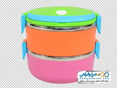 تصویر دوربری ظرف گرم نگه دارنده غذا