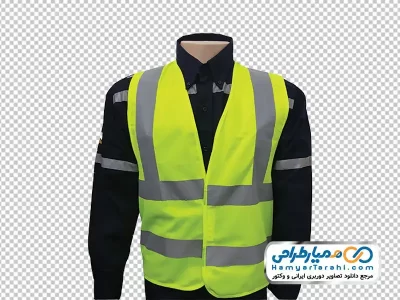 دانلود تصویر png مانکن لباس ایمنی کار