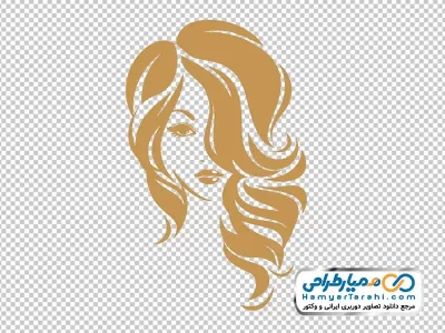 دانلود تصویر وکتوری چهره زن با فرمت png