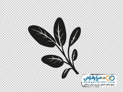 آیکون برگ درخت با فرمت png