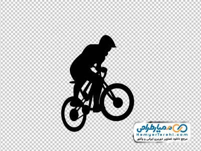 عکس وکتوری پسر دوچرخه سوار با فرمت png