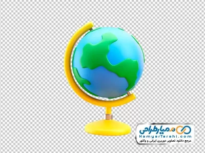 تصویر وکتوری کره زمین رومیزی