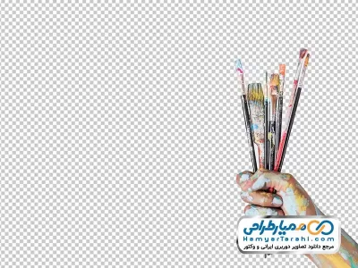 دانلود تصویر با کیفیت قلمو و دست رنگی