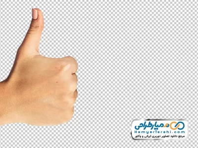 دانلود تصویر png دست به نشانه لایک