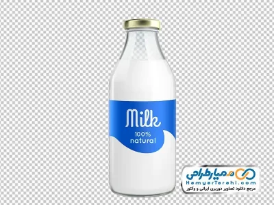 دانلود تصویر png شیشه شیر
