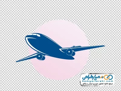 نقاشی وکتوری هواپیما با فرمت png