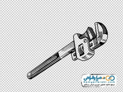 دانلود تصویر وکتوری آچار لوله گیر