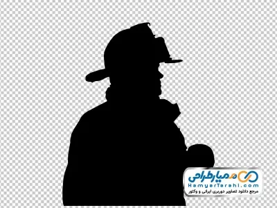 دانلود عکس وکتوری مامور آتش نشانی
