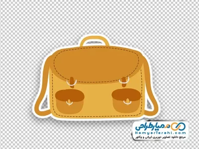 عکس وکتوری کیف مدرسه با فرمت png