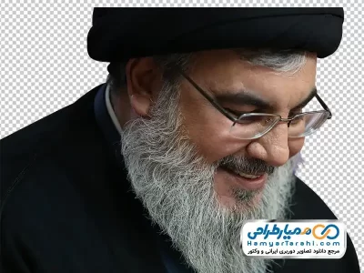 تصویر بدون پس زمینه سید حسن نصرالله