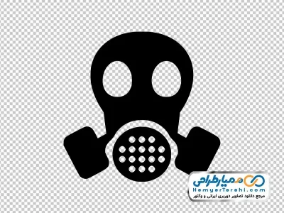 دانلود تصویر وکتوری ماسک شیمیایی فیلتر دار