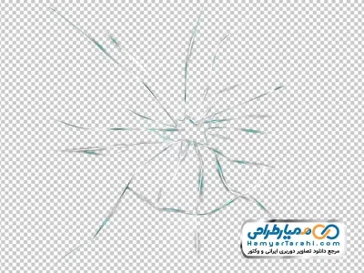 تصویر با کیفیت شیشه شکسته