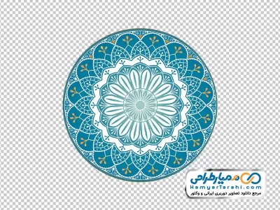 دوربری وکتوری گل ماندالا