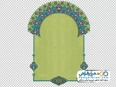 دوربری وکتوری کادر تذهیب ایرانی