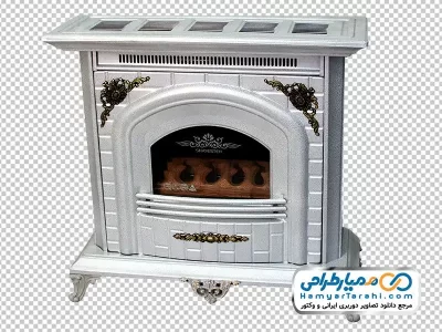 دانلود تصویر بخاری طرح شومینه با فرمت png