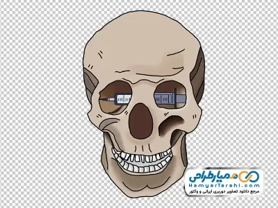 دانلود عکس وکتوری جمجمه با سرنگ