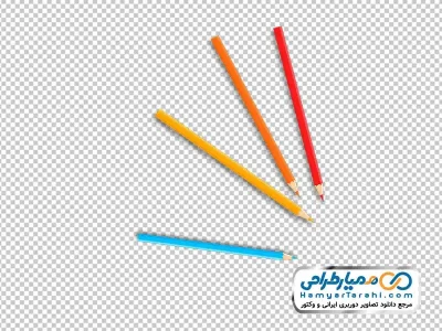 عکس وکتوری مداد رنگی با فرمت png