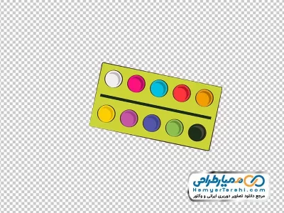 دانلود تصویر png پالت آبرنگ