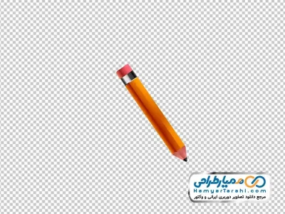 عکس وکتوری مداد سیاه با فرمت png