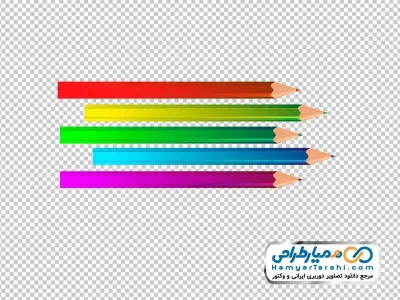 دانلود تصویر وکتوری مداد رنگی با فرمت png