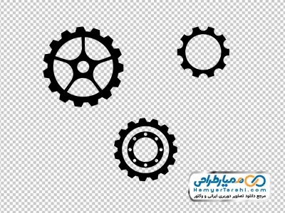 دانلود تصویر وکتوری انواع چرخ دنده