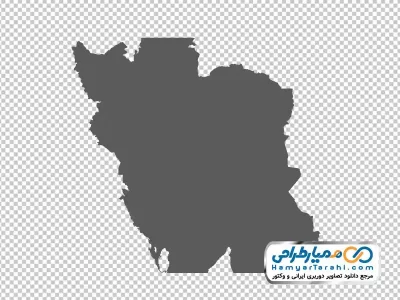 تصویر وکتوری نقشه ایران