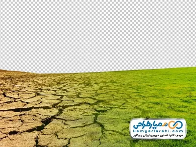 تصویر با کیفیت زمین خشک ترک خورده