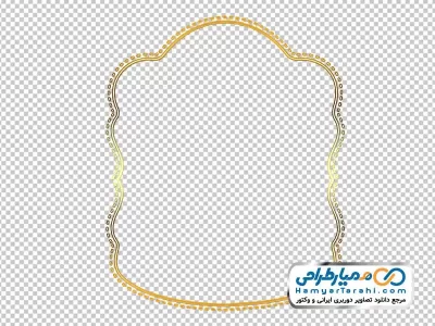 دوربری شیپ طلایی متن و عنوان