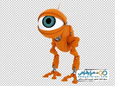 دانلود عکس با کیفیت ربات یک چشم