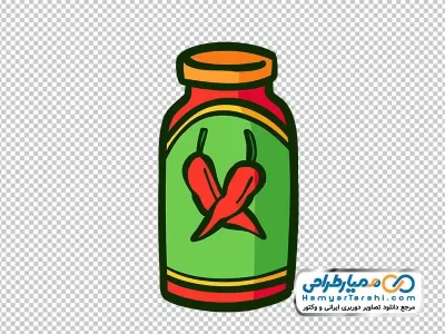 نقاشی قوطی پودر فلفل