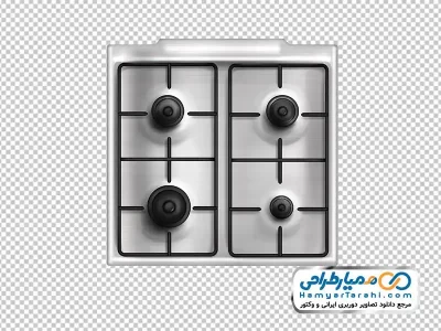 عکس وکتوری صفحه گاز با فرمت png