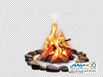 دانلود عکس وکتوری هیزم روشن